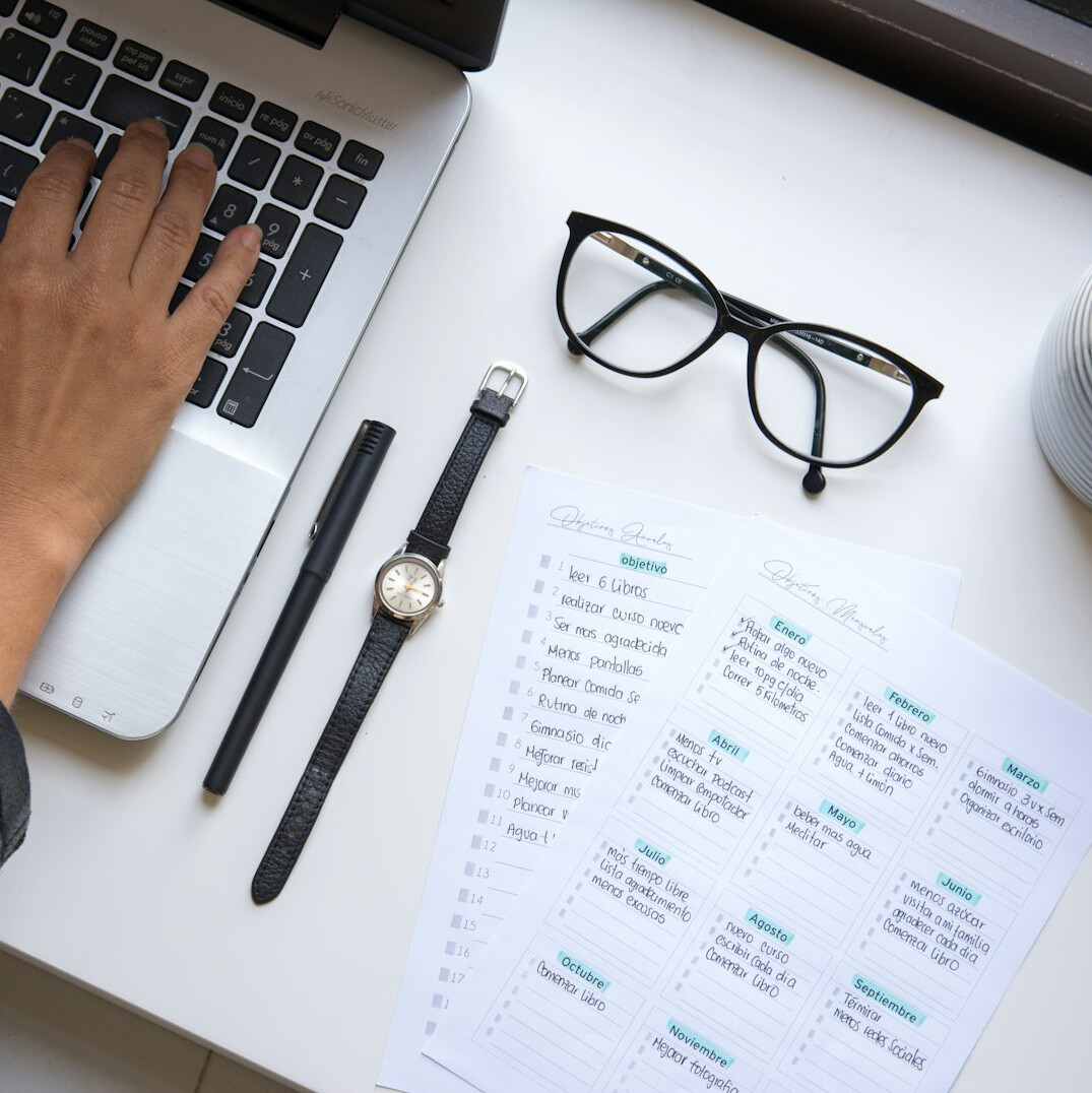 business leader planning schedule